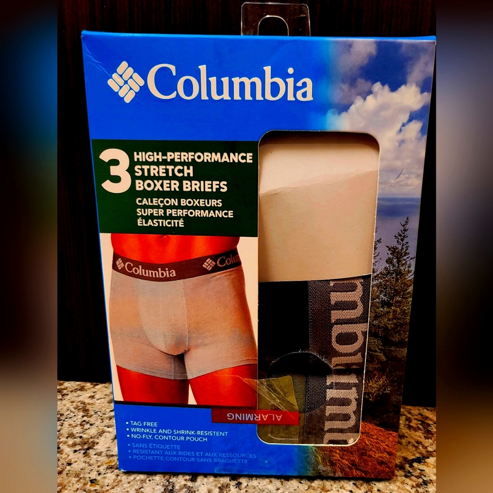 Columbia High Performance Stretch Boxer Briefs XL